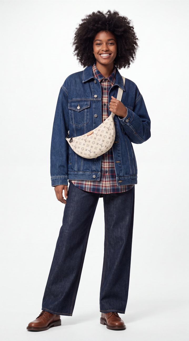 Mini Round Corduroy Crossbody Bag