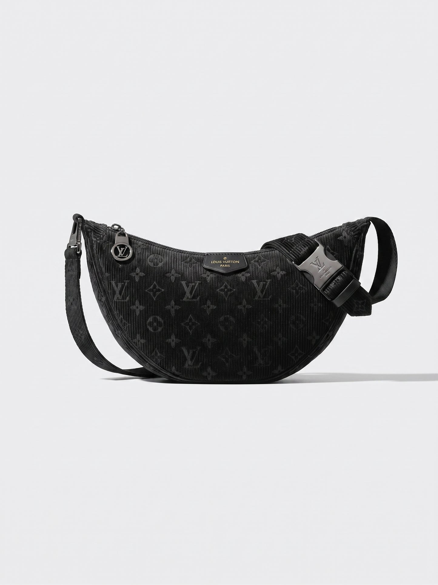 Mini Round Corduroy Crossbody Bag