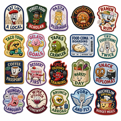 Mood Patches – Funny Travel Velcro Patch Packs